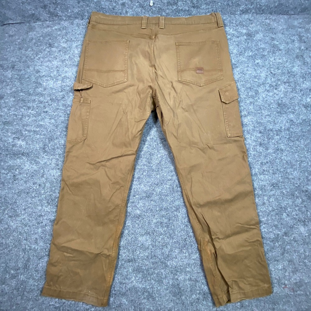 Signature by Levi‎ Strauss Mens Brown Carpenter Pants Utility Workwear 42x32
